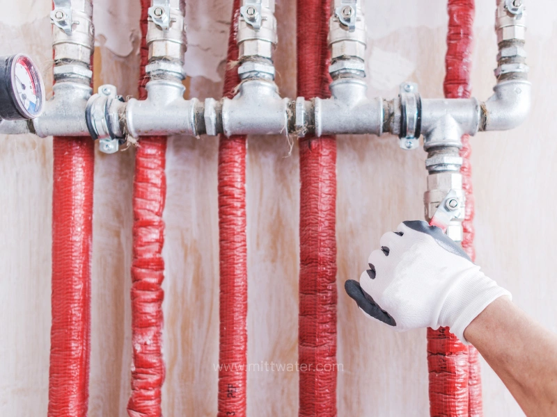 การเดินท่อประปาภายในอาคาร