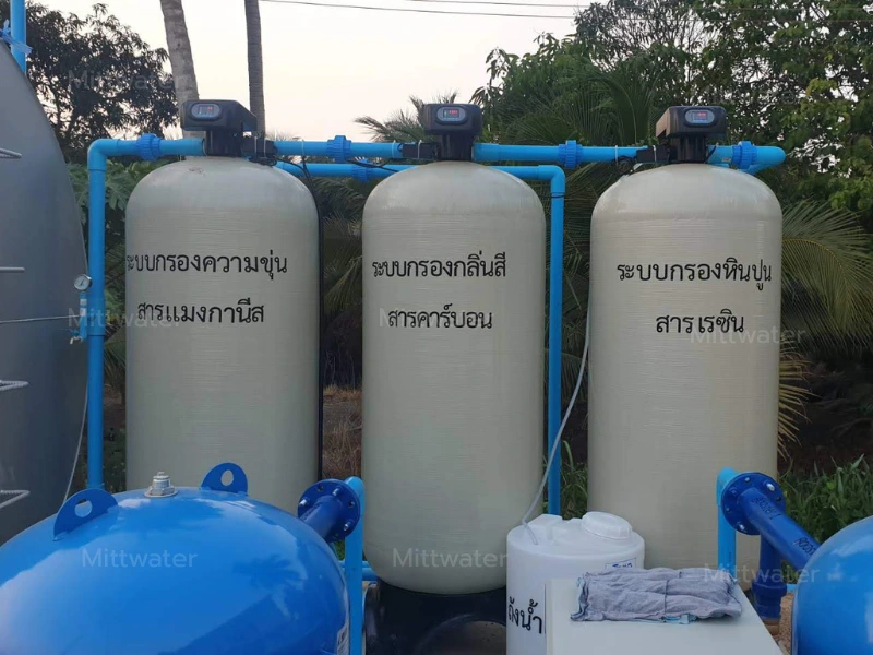 แก้ปัญหาน้ำบาดาลขุ่นแดงด้วยระบบกรอง